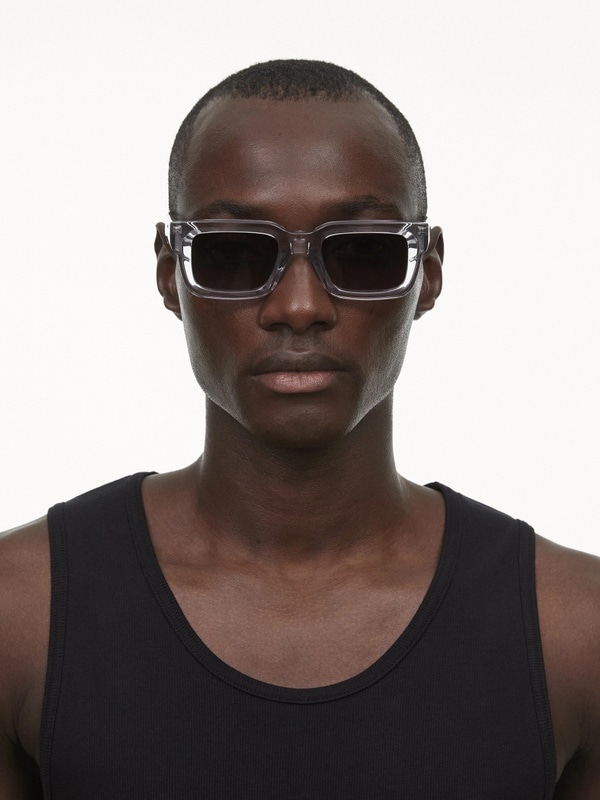 Rare Chimi 05 Lab Grey Red Square Sunglasses Shades CHIMI Lab Black Red Sunglasses main image 4