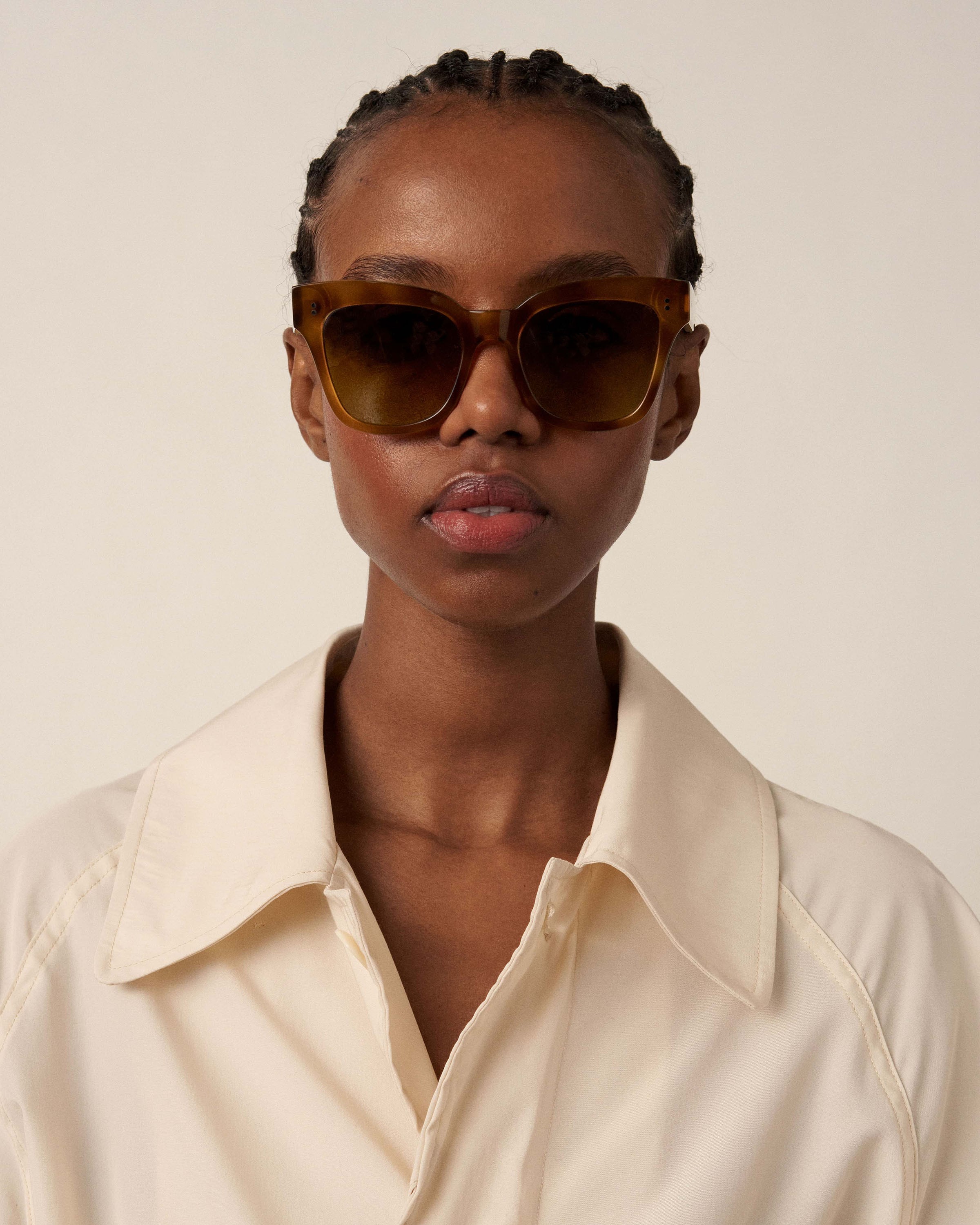 Chimi Havana oversized sunglasses CHIMI - DORIS SOFT HAVANA – ESSU Curated Eyewear main image 4