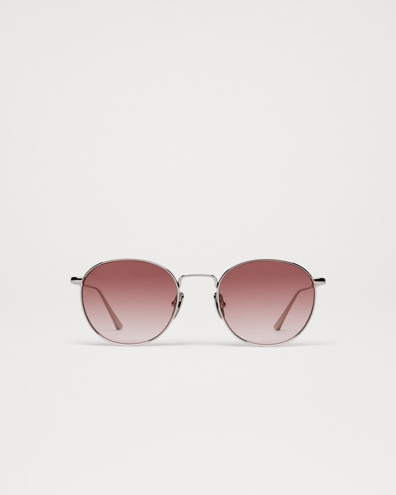 Round Burgundy