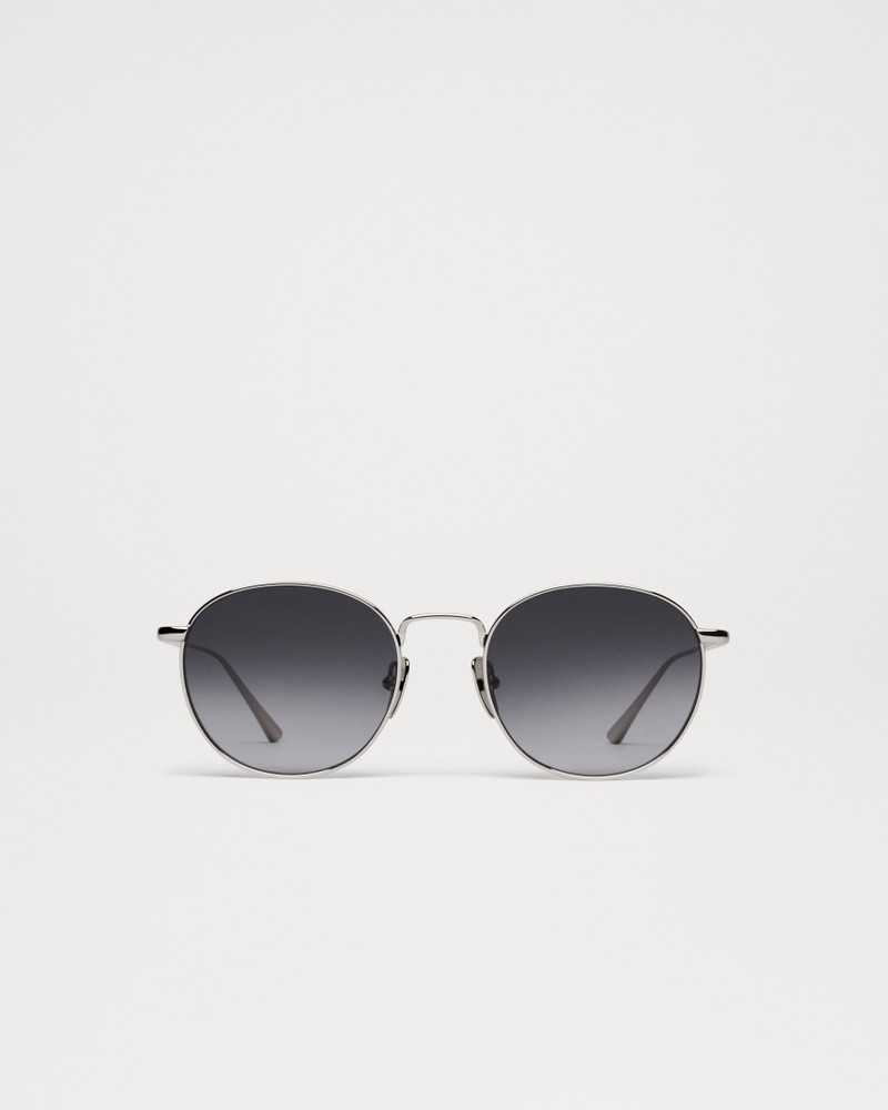 Round Dark Grey